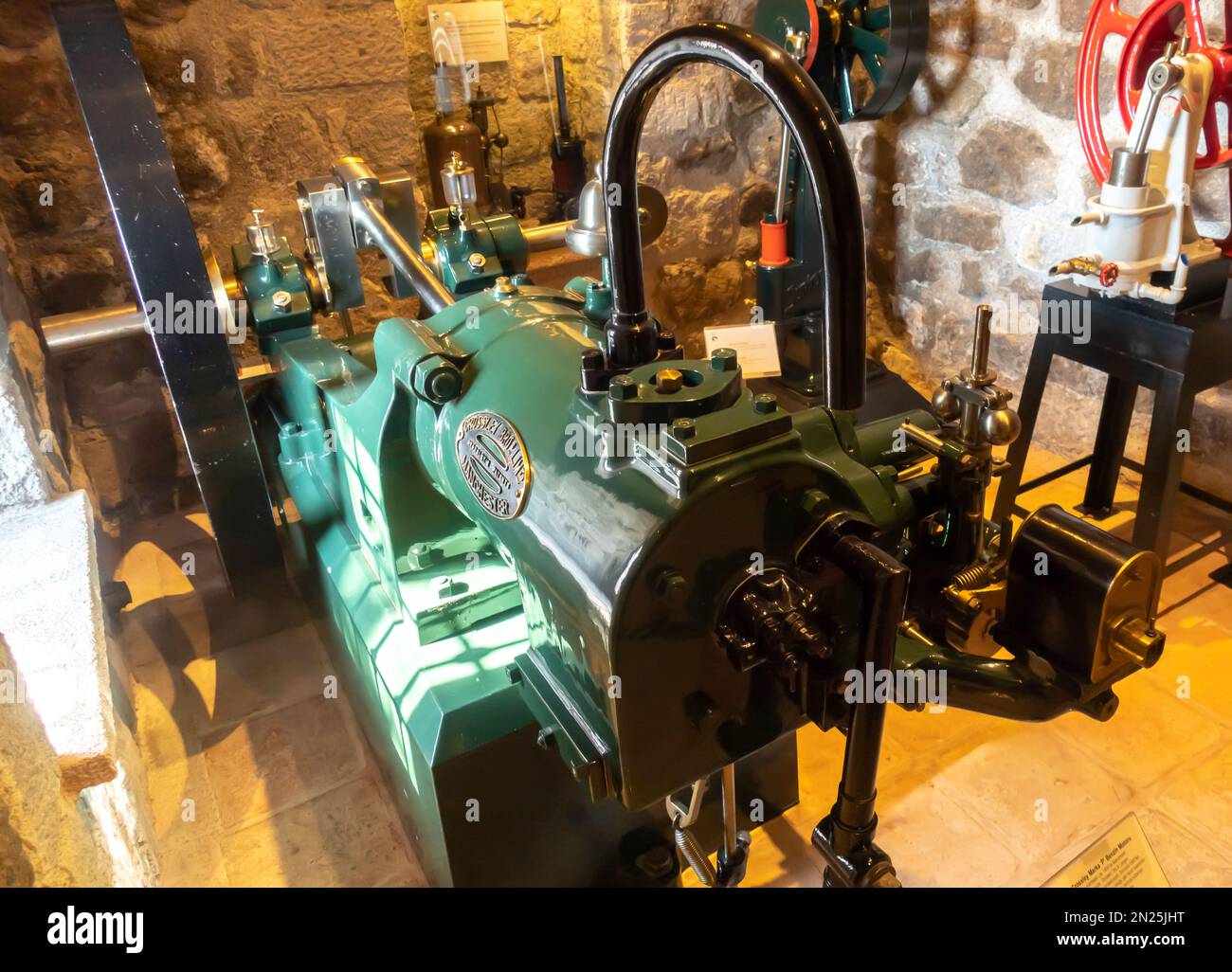 Crossley model P gas engine. 1905 Stock Photo - Alamy
