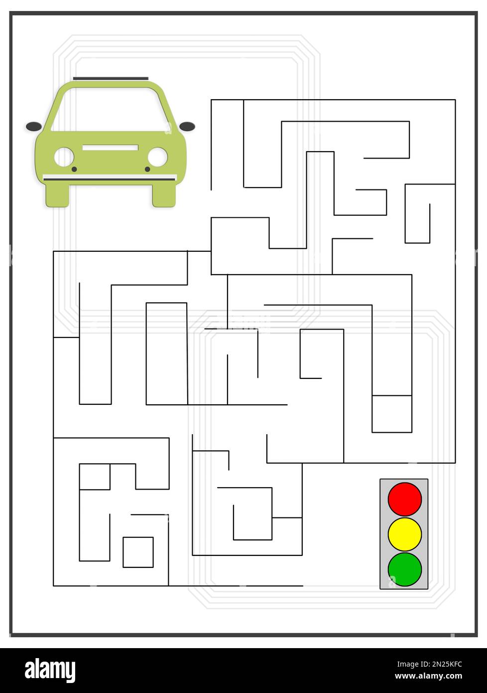 Online Maze Games for Kids and Toddlers: Car