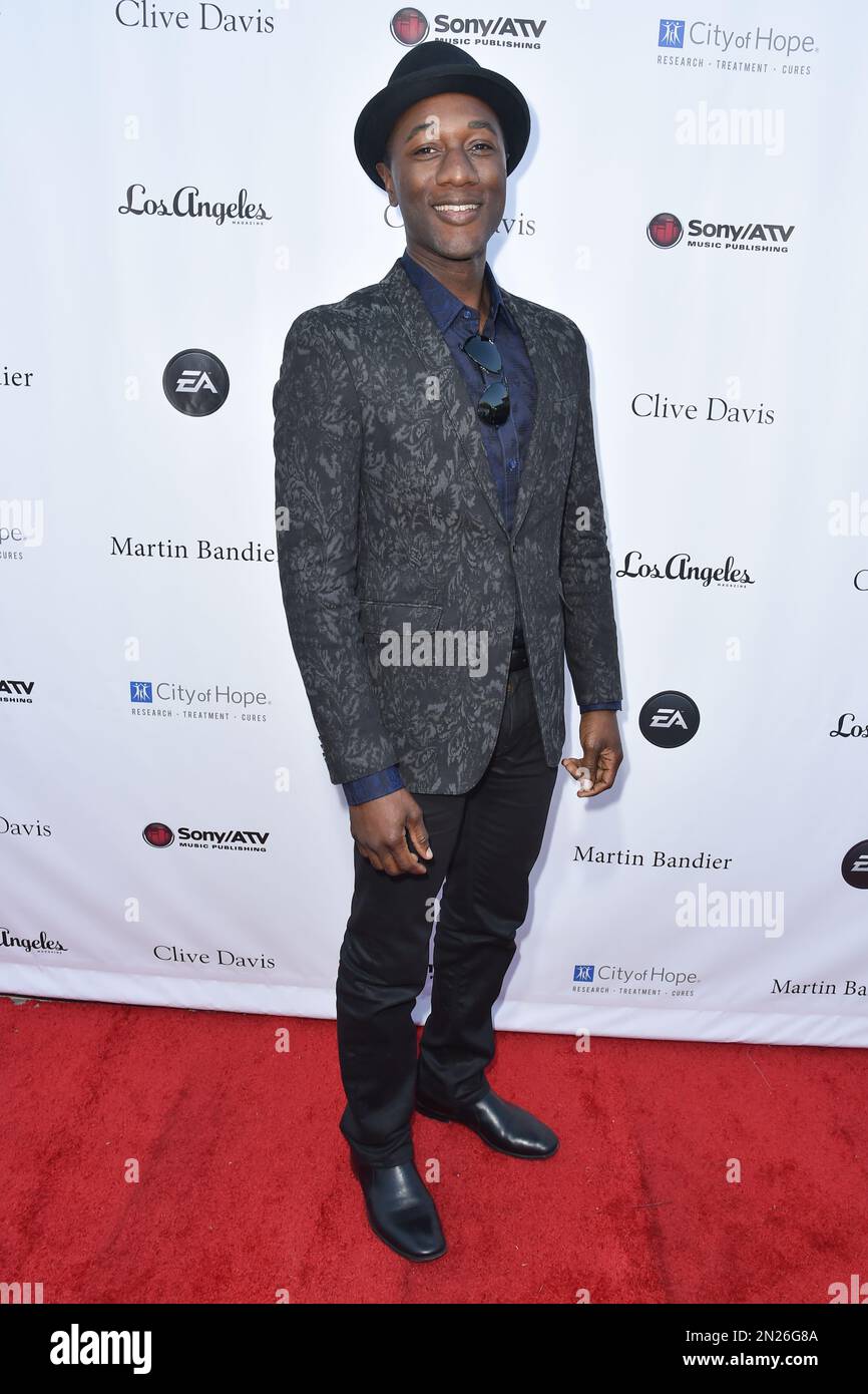Aloe Blacc arrives at the 11th annual Songs Of Hope benefit on Thursday,  June 11, 2015, in Los Angeles. (Photo by Rob Latour/Invision/AP Stock Photo  - Alamy