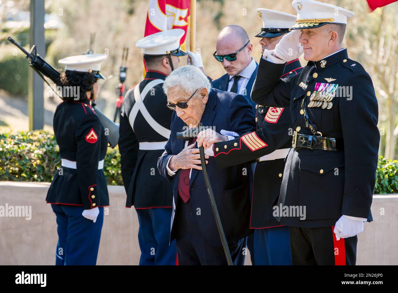 Ronald reagan wreath laying ceremony hi-res stock photography and ...