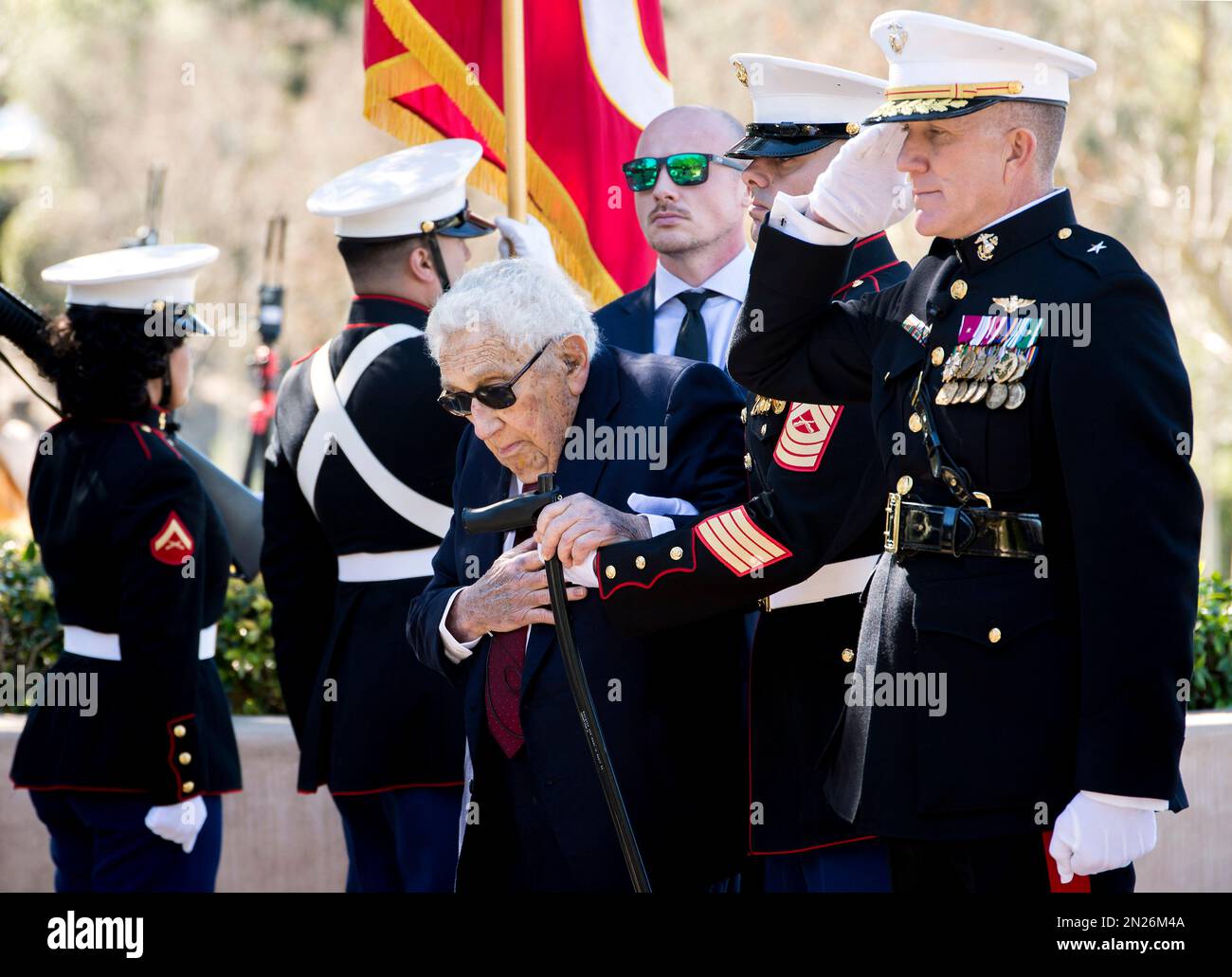 Ronald reagan wreath laying ceremony hi-res stock photography and ...