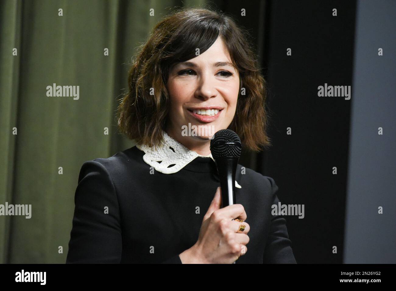 Carrie Brownstein speaks on stage at the SAG Foundation conversations Q ...