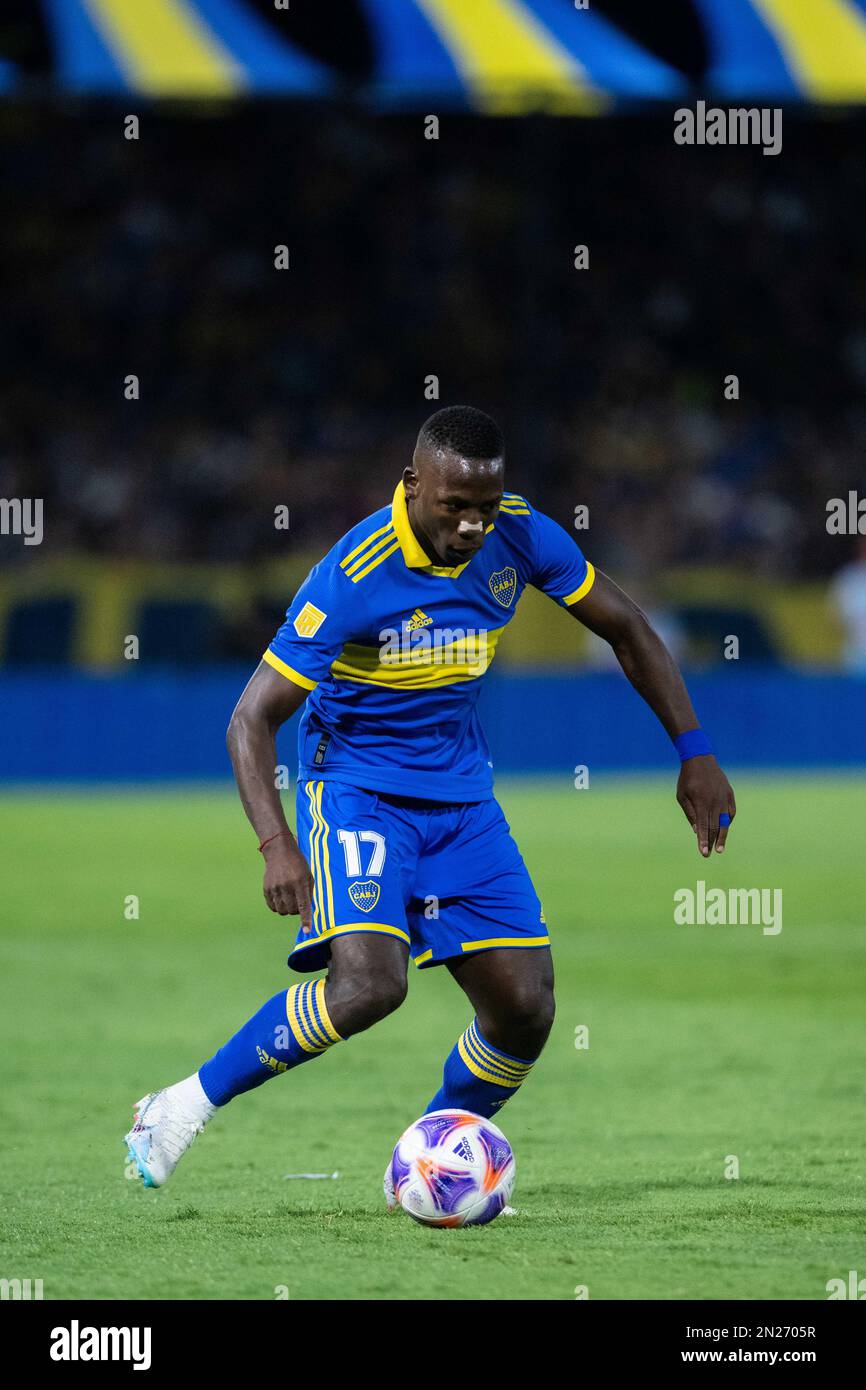 Buenos Aires, Argentina. 05th Feb, 2023. Luis Advincula of Boca Juniors  seen in action during a match between Boca and Central Cordoba as part of  Liga Profesional 2023 at Estadio Alberto J.