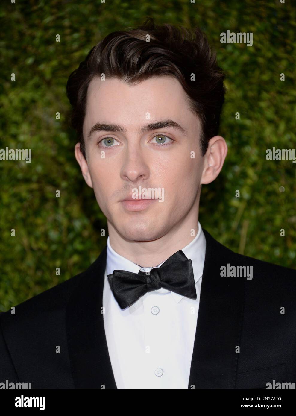 Matthew Beard arrives at the 69th annual Tony Awards at Radio City