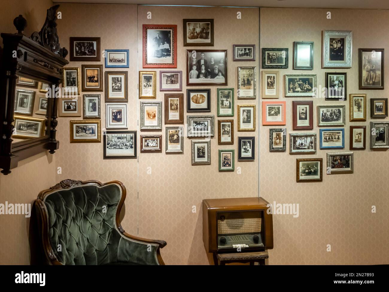 Museum of Turkish Jews interior. Istanbul Turkey Stock Photo - Alamy