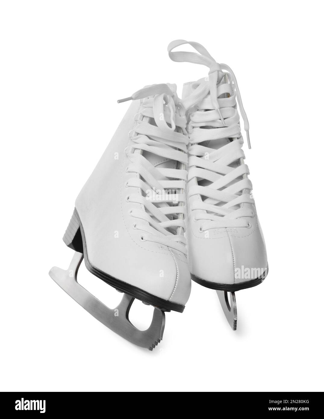 Pair of figure ice skates isolated on white Stock Photo Alamy
