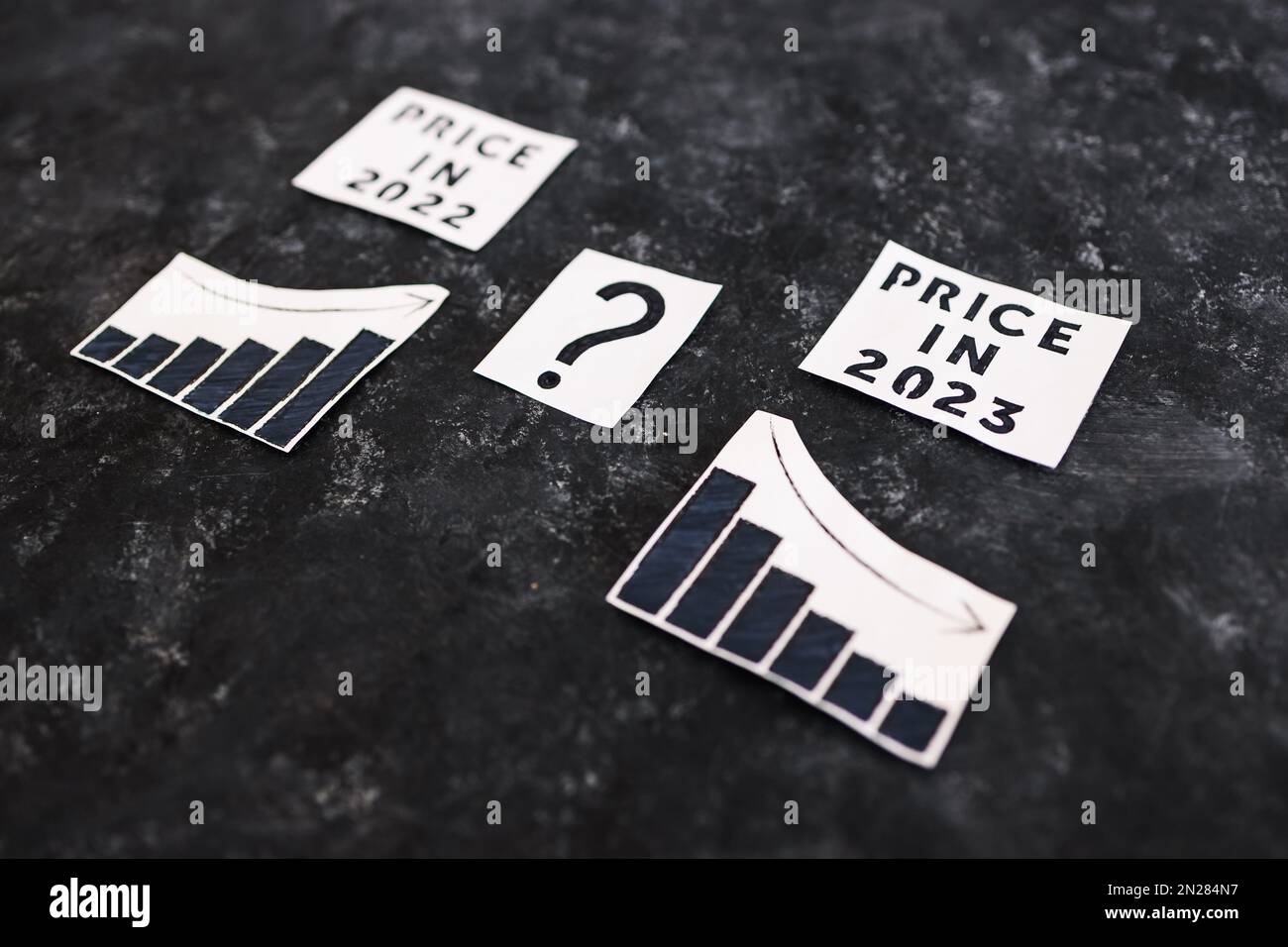 interest rates and cost of living concept, charts comparing prices