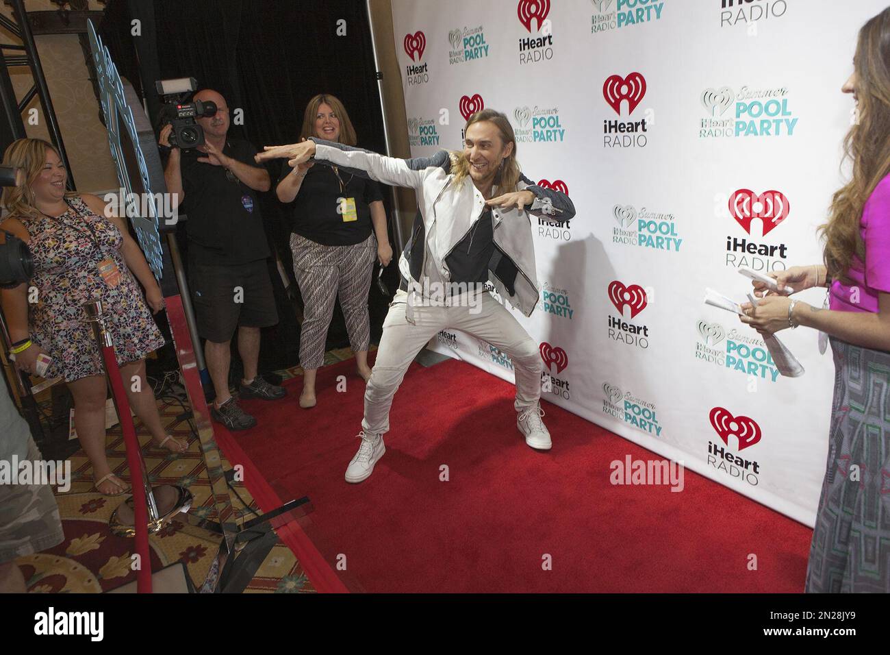 David Guetta seen at iHeartRadio Summer Pool Party at Caesars Palace on  Saturday, May 30, 2015 in Las Vegas, NV. (Photo by Carlos  Larios/Invision/AP Stock Photo - Alamy