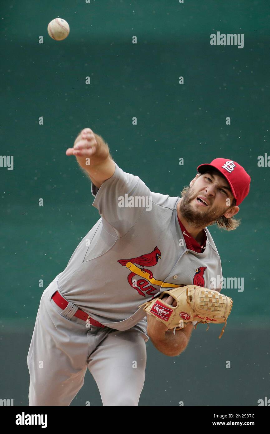 St. Louis Cardinals Starting Pitcher Michael Wacha Throws During The ...