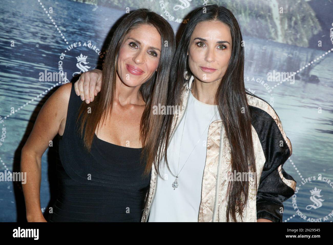 Soleil Moon Frye, left, and Demi Moore arrive at The Unveiling Of