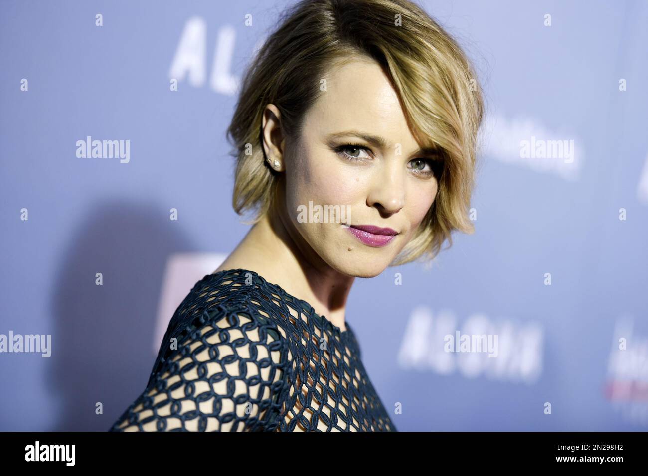 Rachel McAdams arrives at an LA Special Screening Of "Aloha" held at