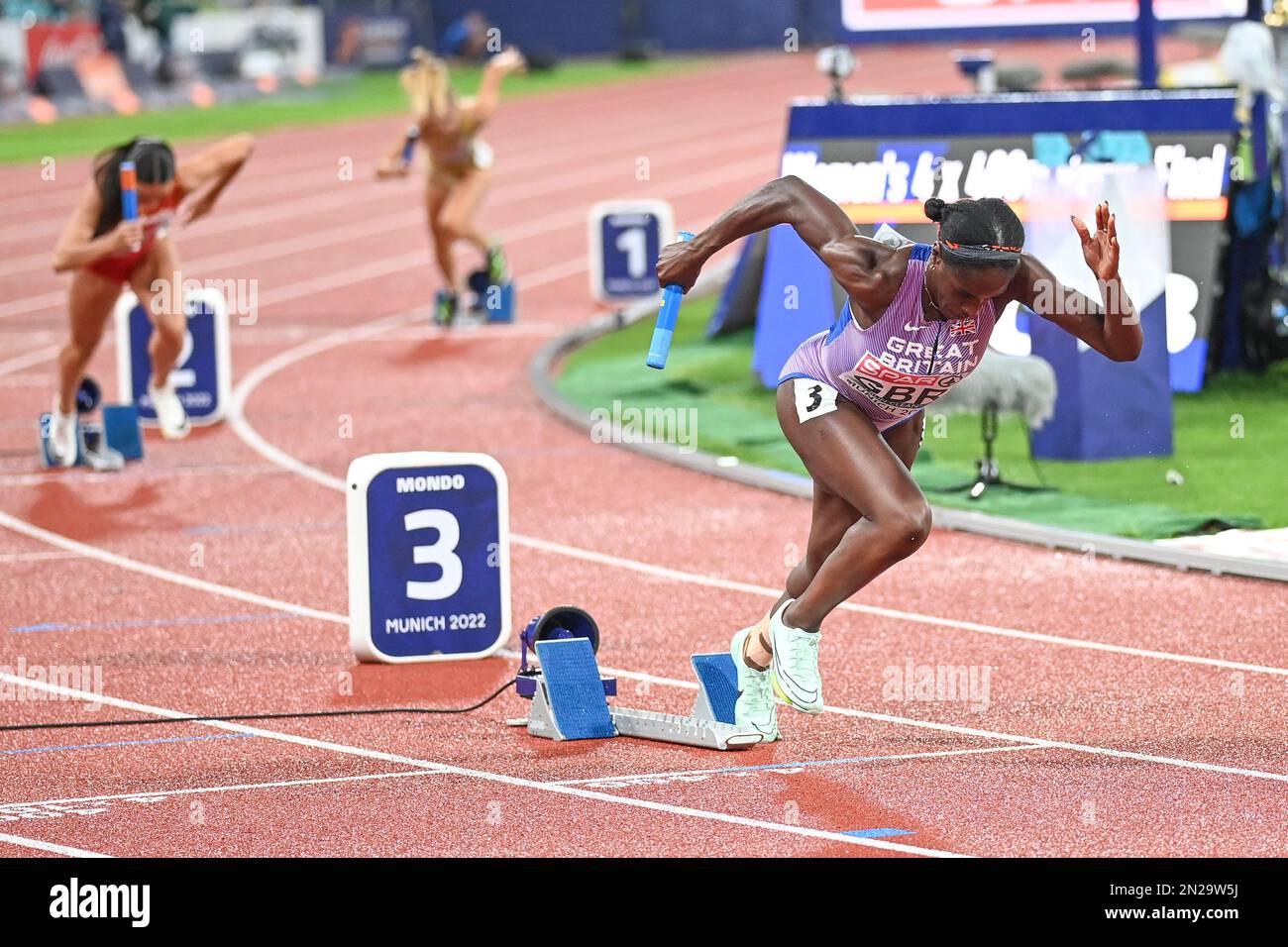 Victoria Ohuruogu (Great Britain). 4x400 relay race women Bronze Medal