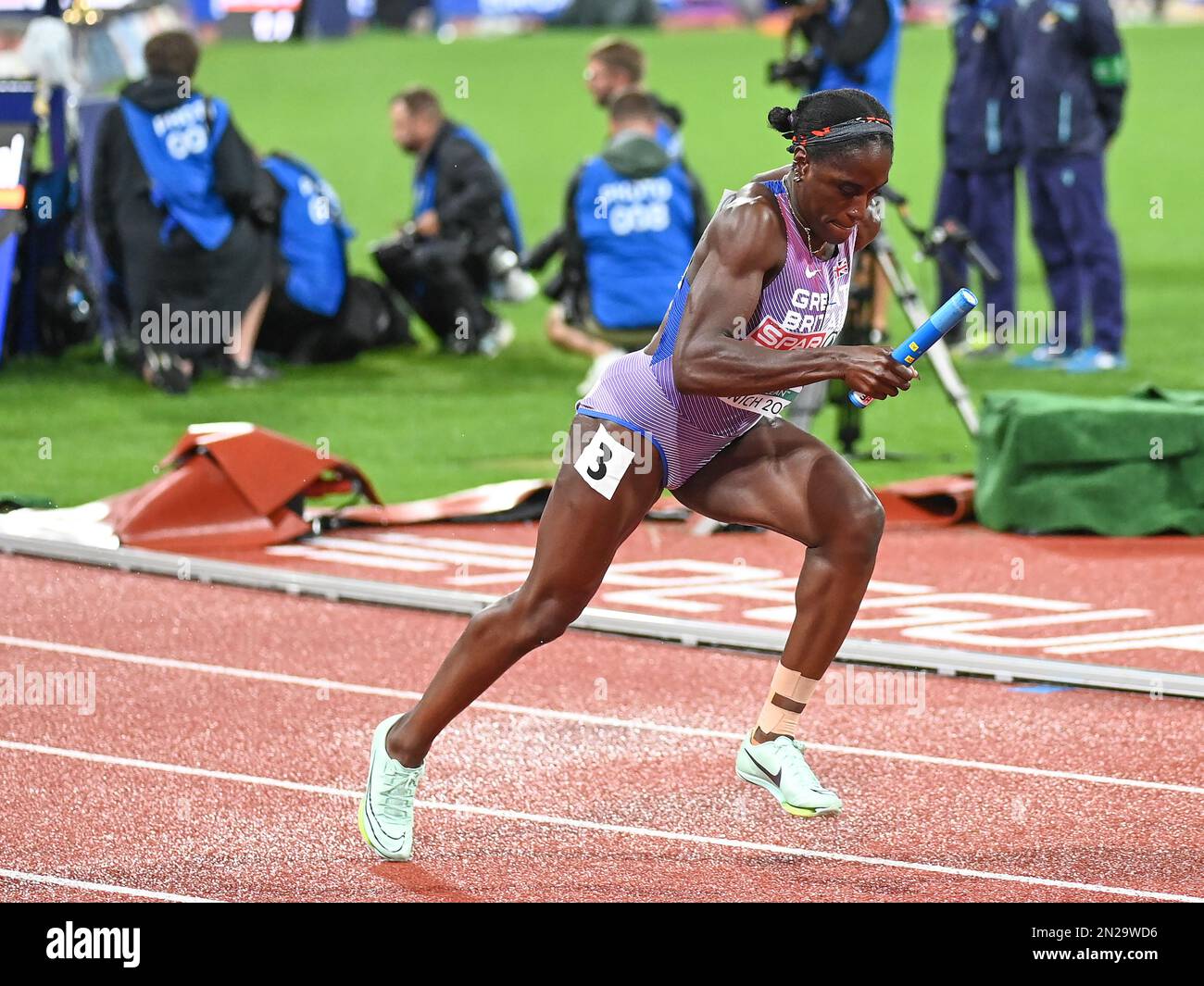 Victoria Ohuruogu (Great Britain). 4x400 relay race women Bronze Medal