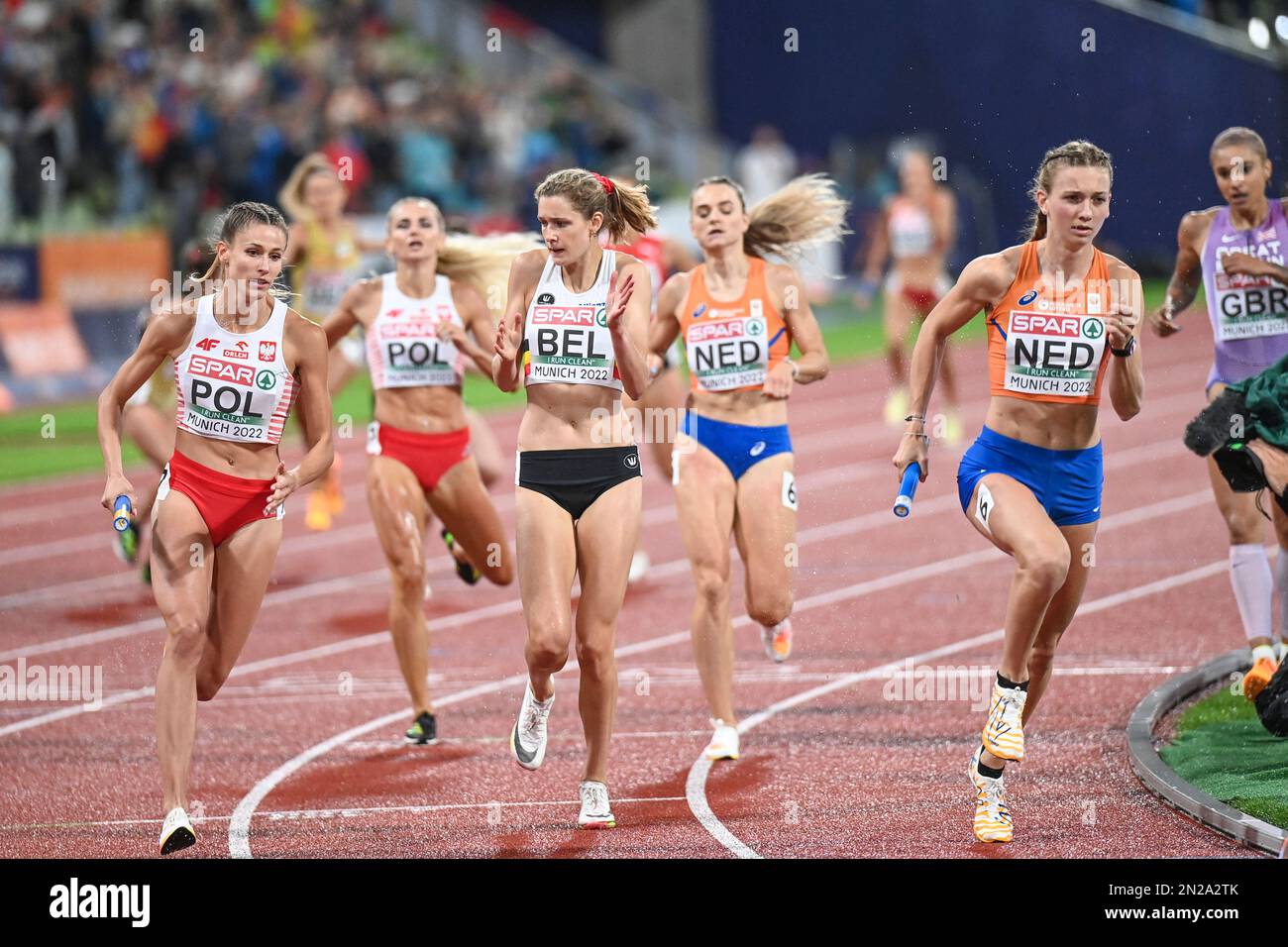 Femke Bol 4x400 relay race women Gold Medal. European