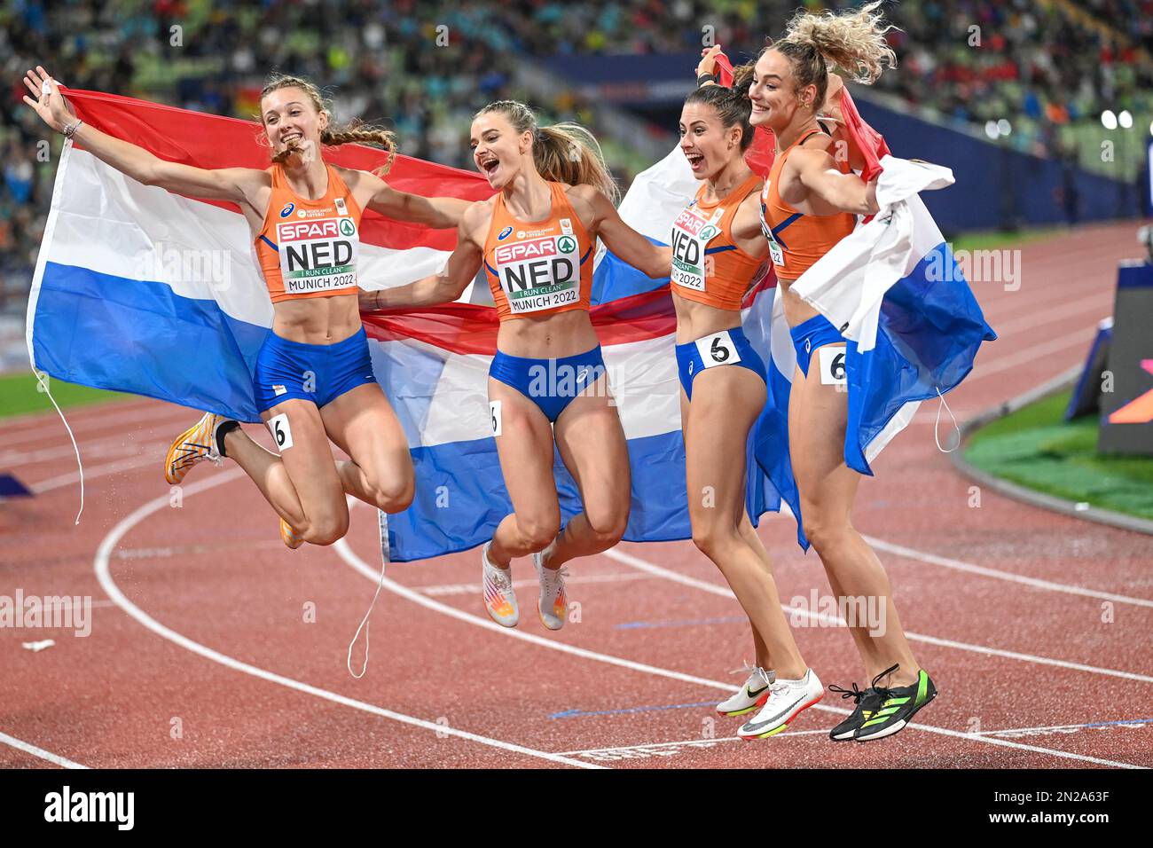 Netherlands Eveline Saalberg, Lieke Klaver, Lisanne de Witte, Femke