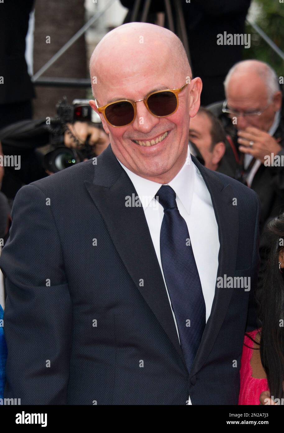 Director Jaques Audiard arrives for the screening of the film Dheepan ...