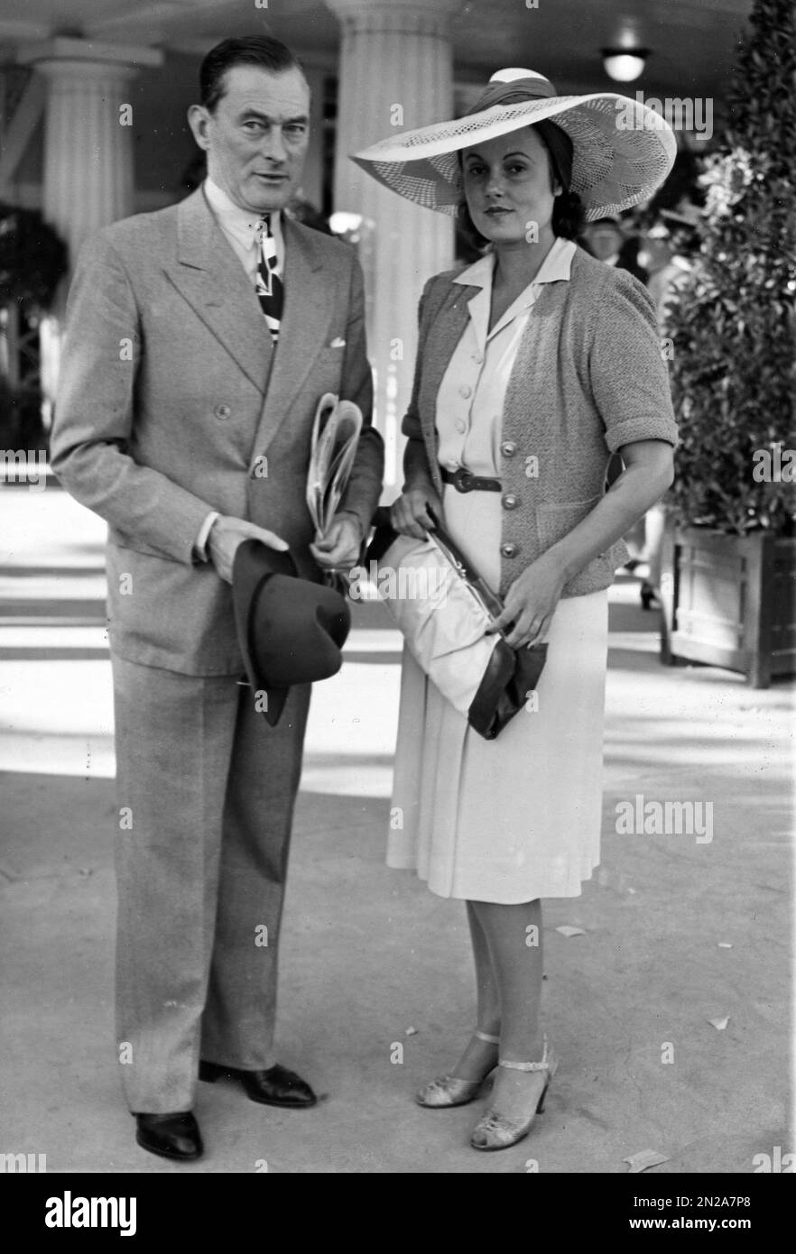 James J. Walker, former mayor of New York City, and his ex-wife, Betty ...