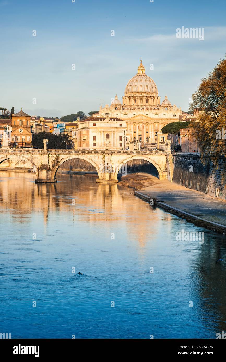 Tiber river st peters in hi-res stock photography and images - Alamy