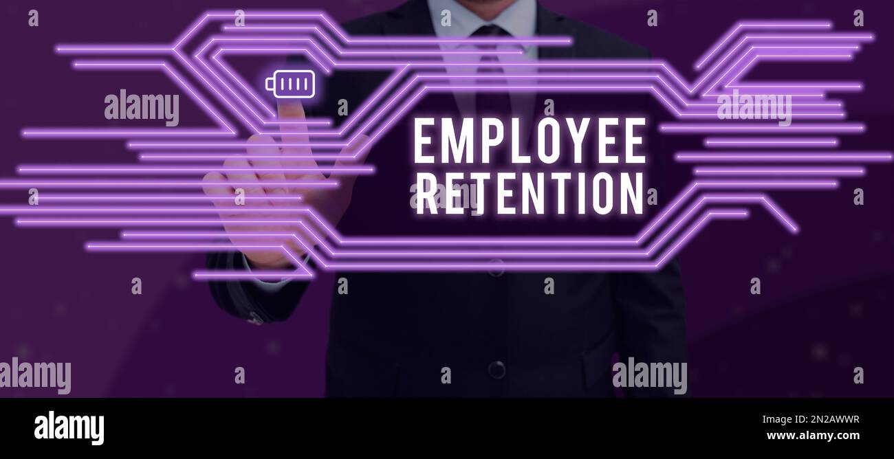 Writing displaying text Employee Retention. Concept meaning internal ...