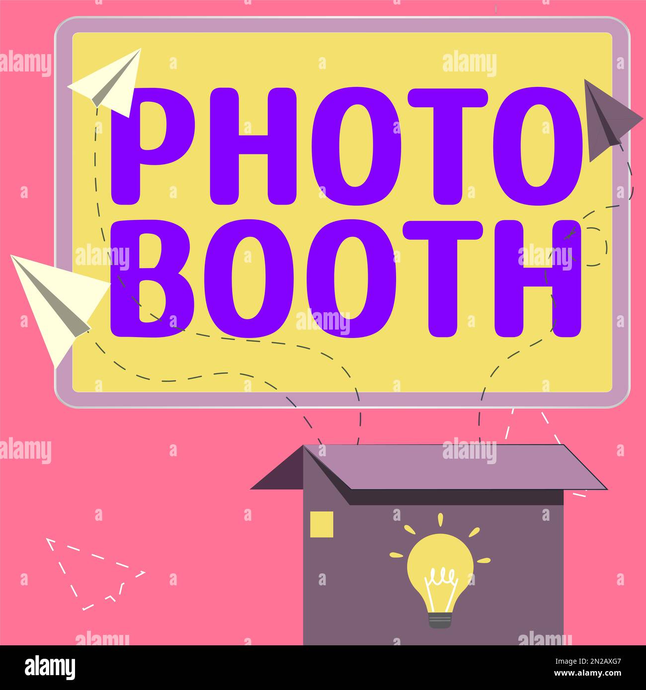 Inspiration Showing Sign Photo Booth. Concept Meaning Form Of Photo Sharing  And Publishing In The Format Of A Blog Stock Photo, Picture and Royalty  Free Image. Image 198465015.