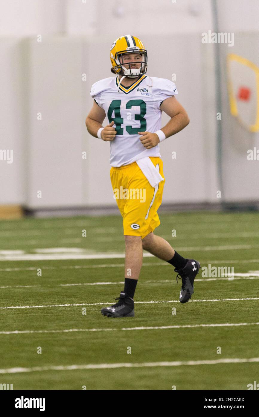 Green Bay Packers Thor Hadfield during NFL football minicamp Friday