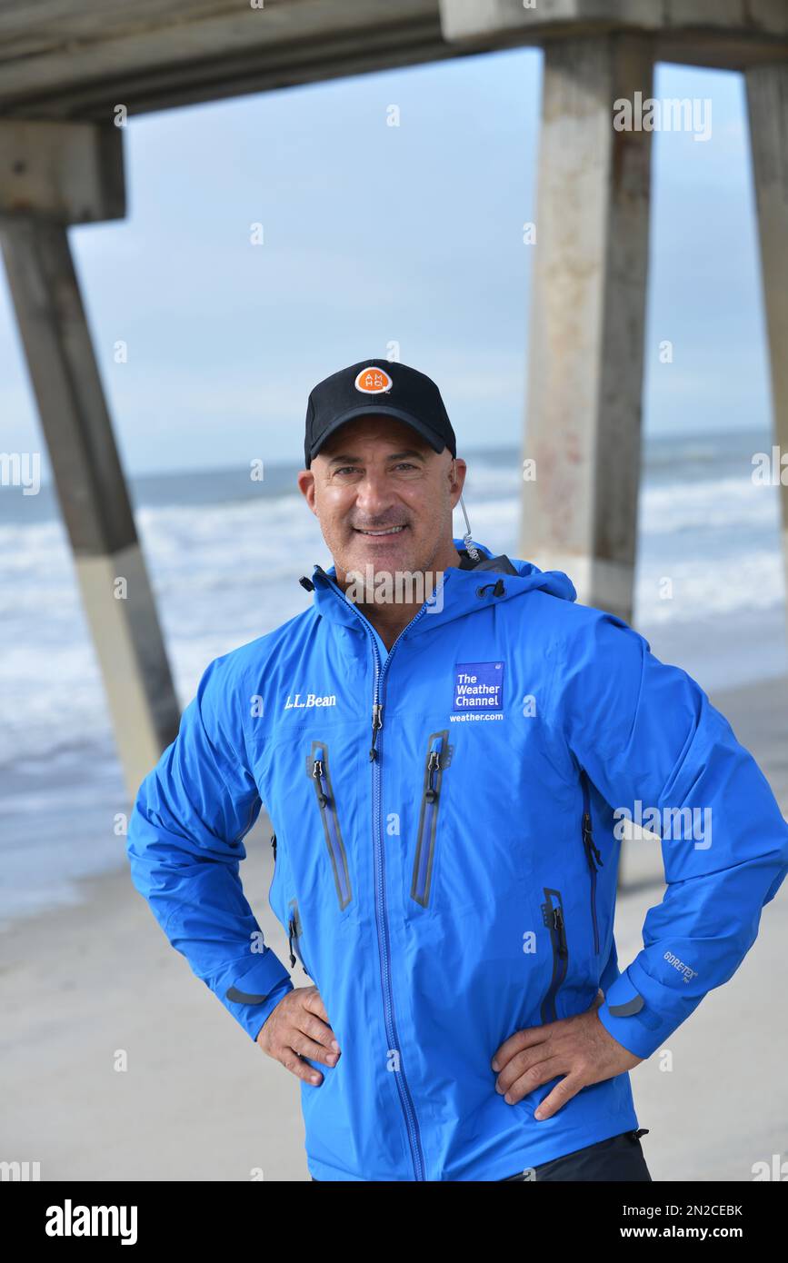 The Weather Channel's Jim Cantore covers severe weather on Friday, May 8th, 2015 in Wrightsville