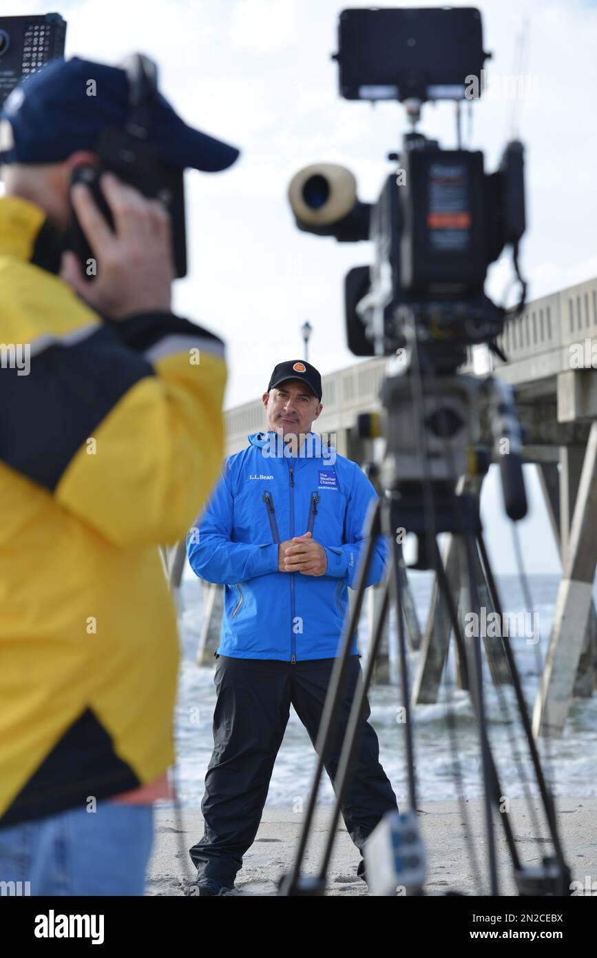 The Weather Channel's Jim Cantore covers severe weather on Friday, May