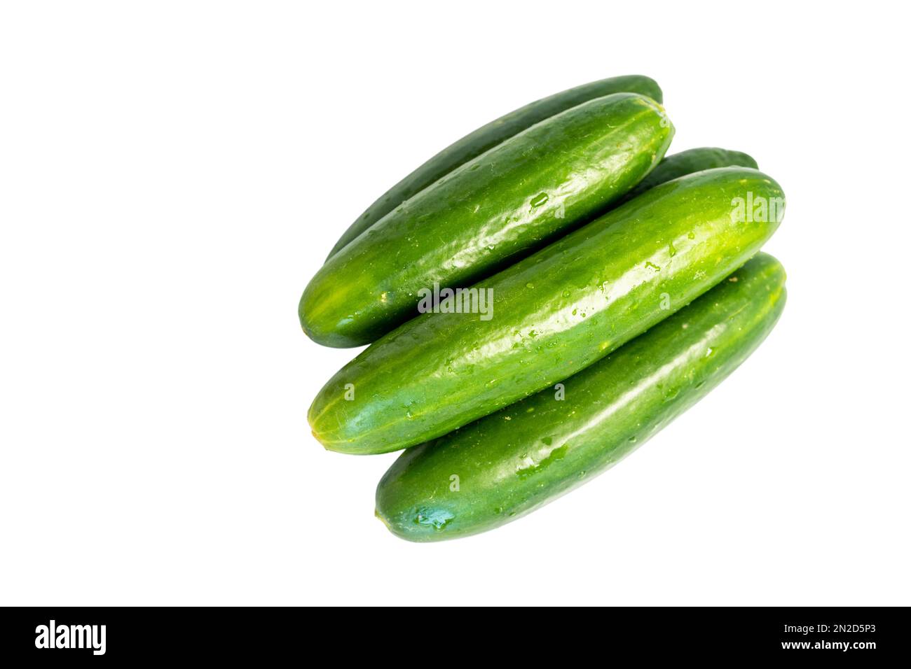 Cucumber background copy space Cut Out Stock Images & Pictures - Alamy