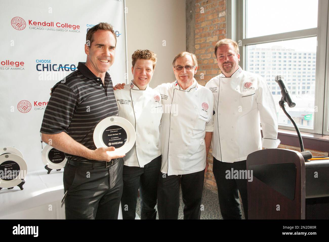 Chef Shawn McClain is recognized for his culinary achievements by ...