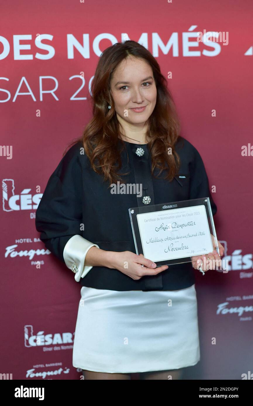 Paris, France. February 6, 2023, Anais Demoustier attends the Cesar