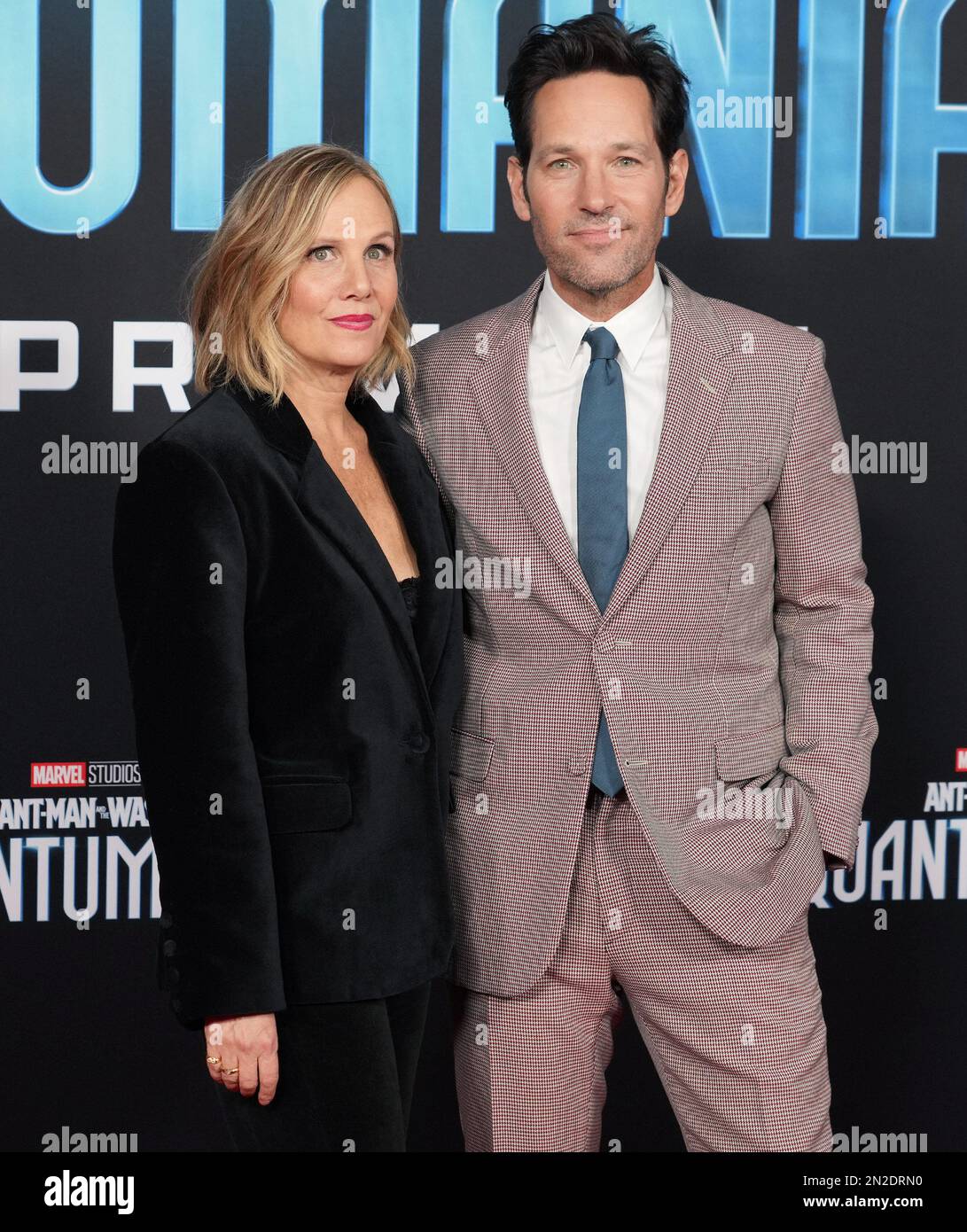 Actor Paul Rudd Los Angeles Premiere 'Ant Man Wasp' Held – Stock