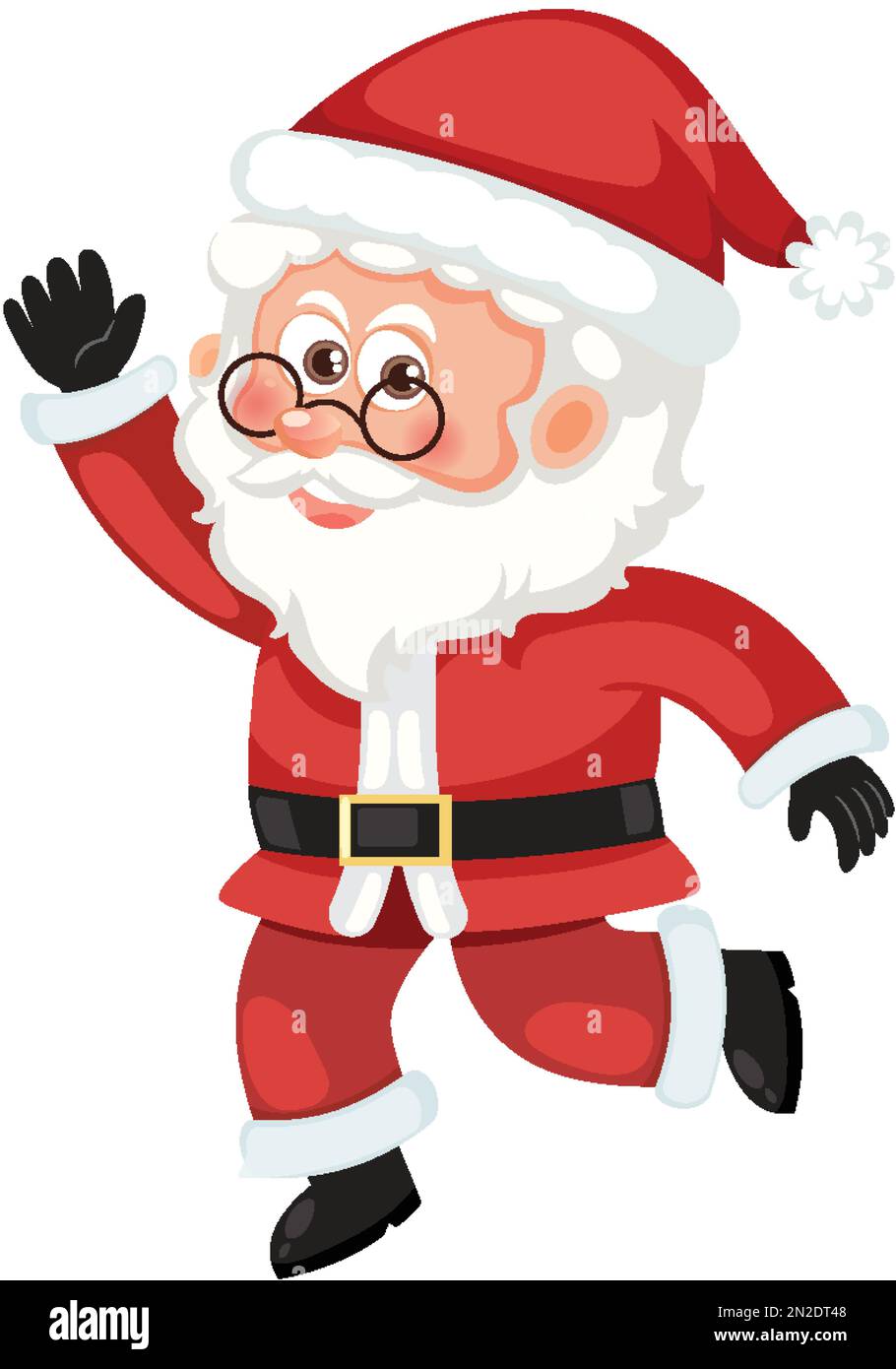 Santa Claus cartoon character illustration Stock Vector Image & Art - Alamy