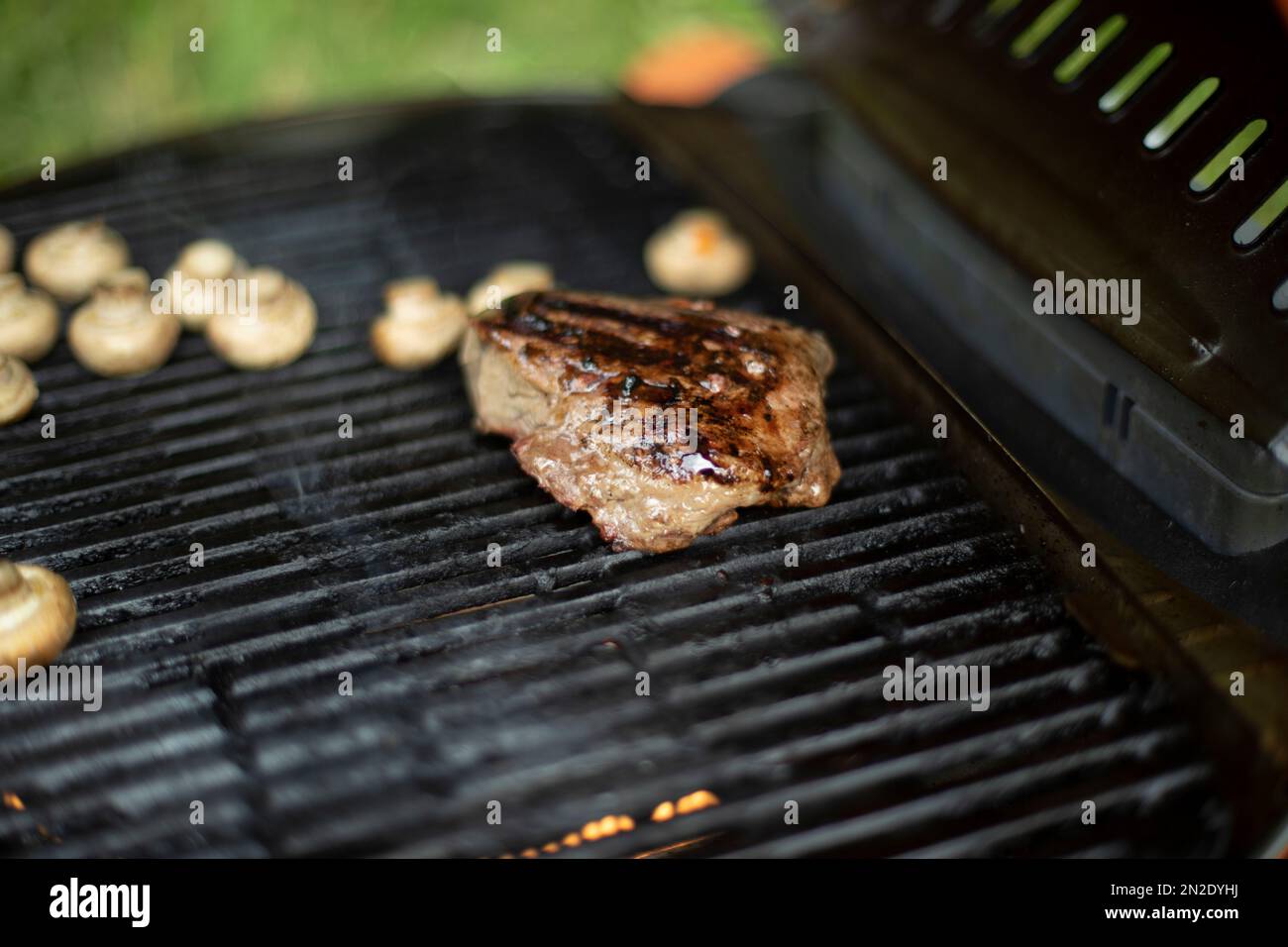 Empty grid meat hi-res stock photography and images - Alamy