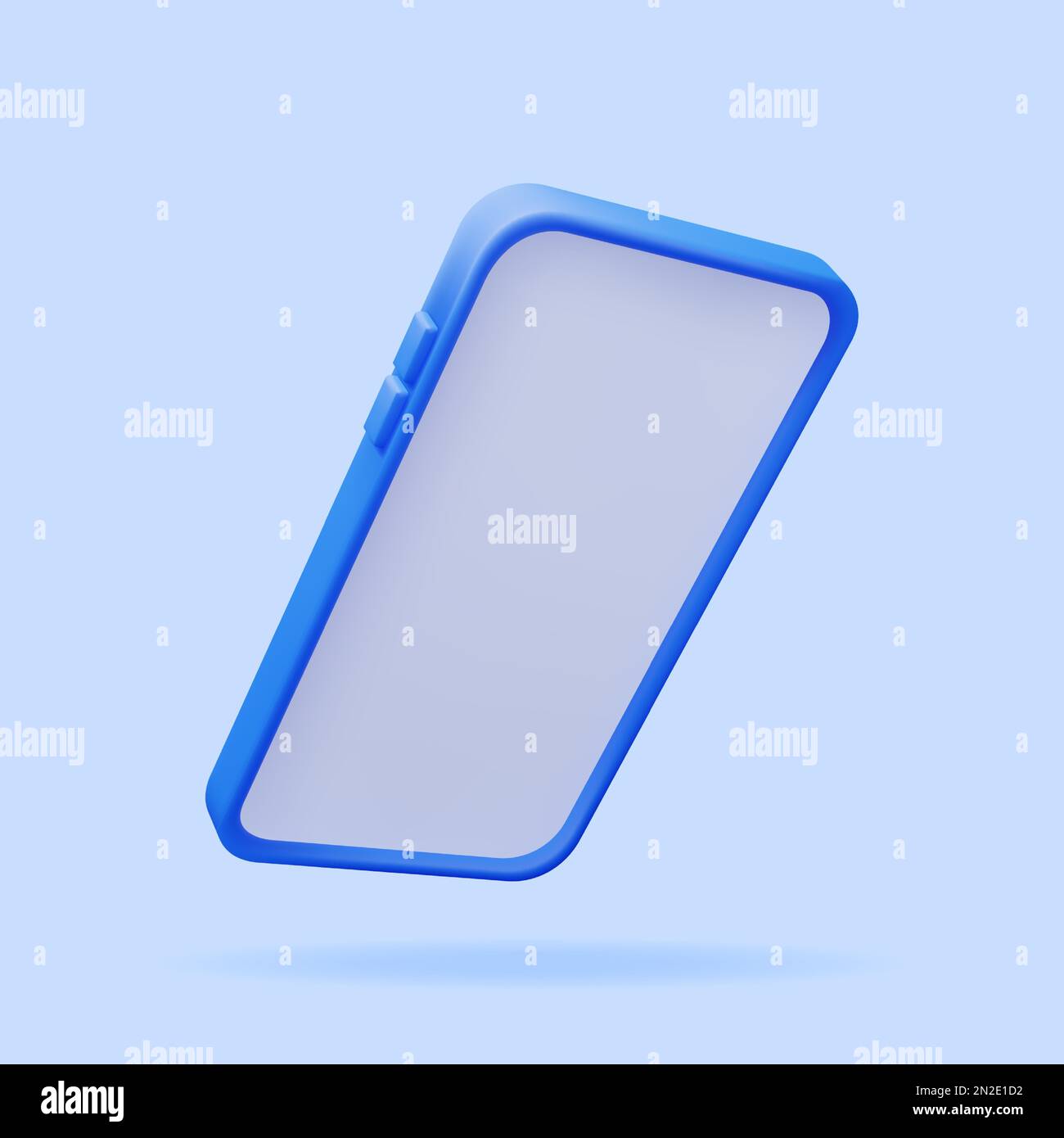 3d Realistic Smartphone with Empty Screen Stock Vector Image & Art - Alamy