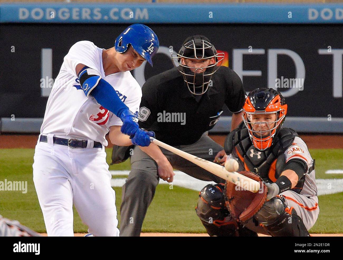 Atlanta Braves center fielder Joc Pederson (22) smiles during an MLB  regular season game against the Los Angeles Dodgers, Wednesday, September  1, 2021 Stock Photo - Alamy