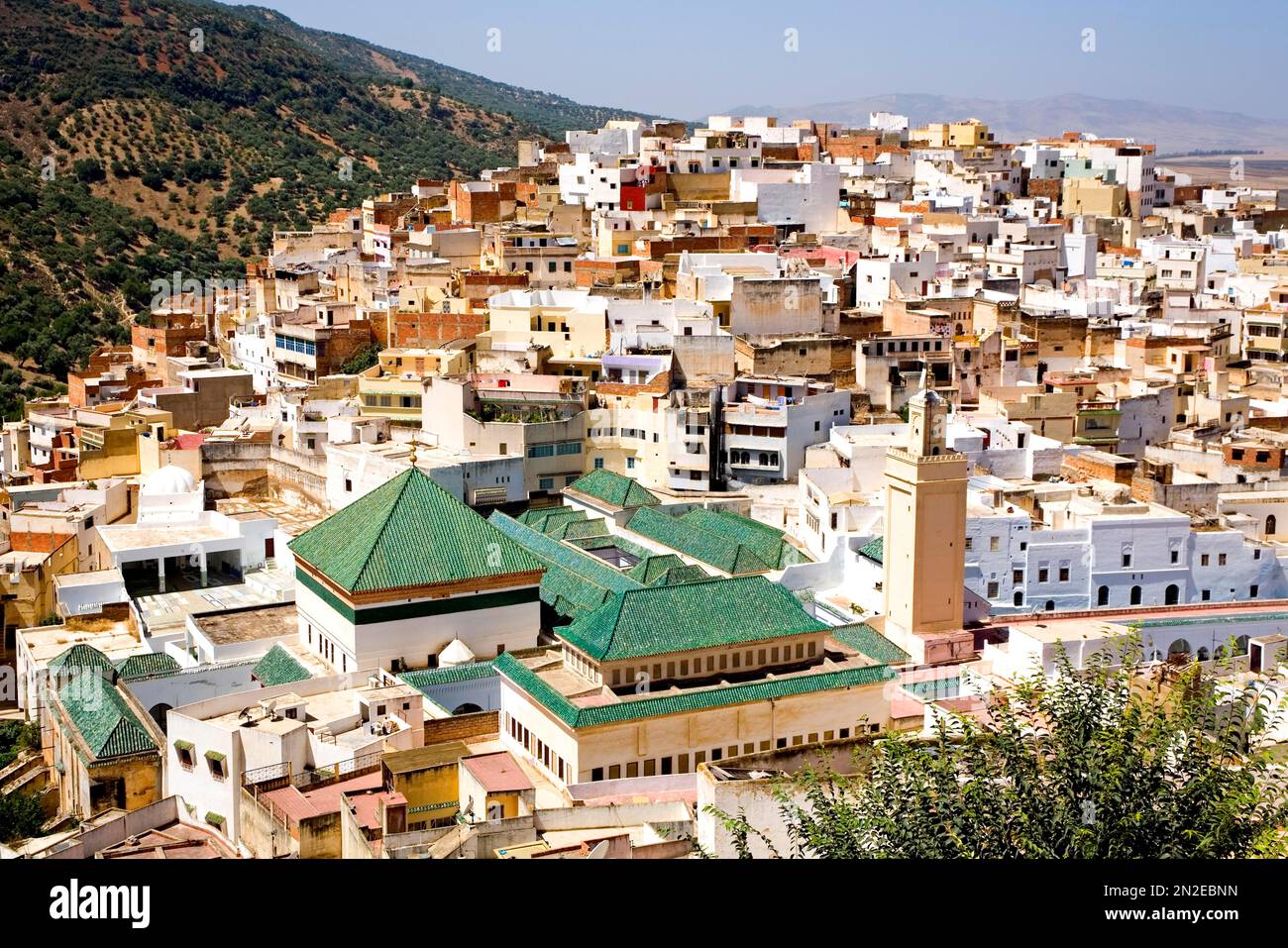 Moulay Idriss, Holiest City of Morocco, Moulay Idriss, Morocco, Africa Stock Photo