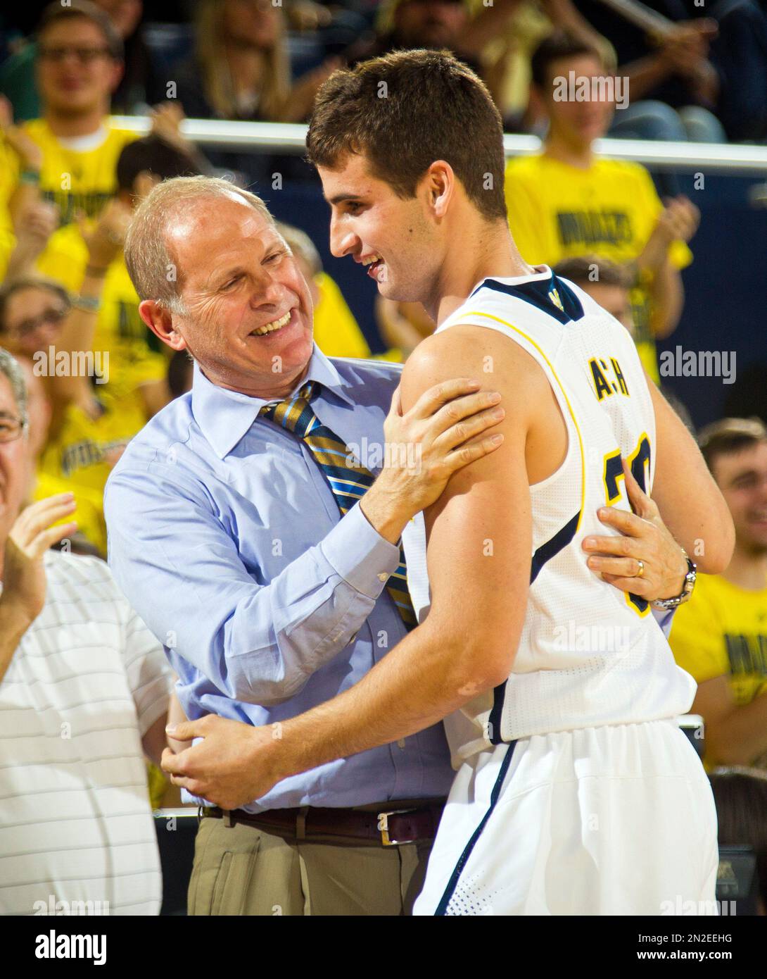 FILE In this Nov. 10, 2014, file photo, Michigan head coach John