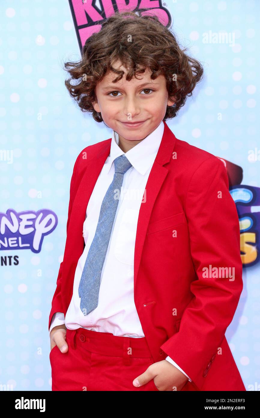 August Maturo arrives at the 2015 Radio Disney Music Awards at Nokia