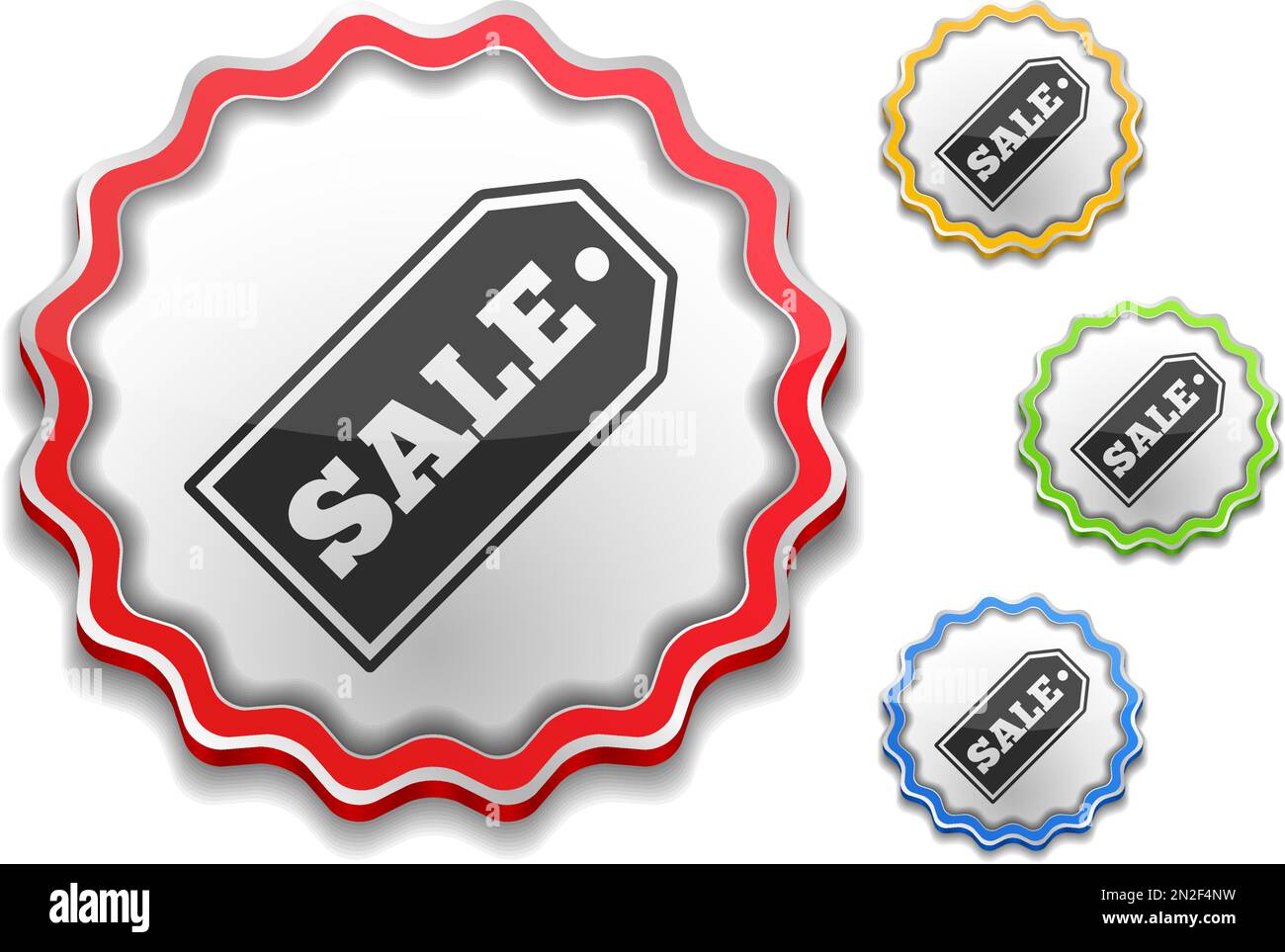 Icon of a sale tag, vector eps10 illustration Stock Vector Image & Art ...