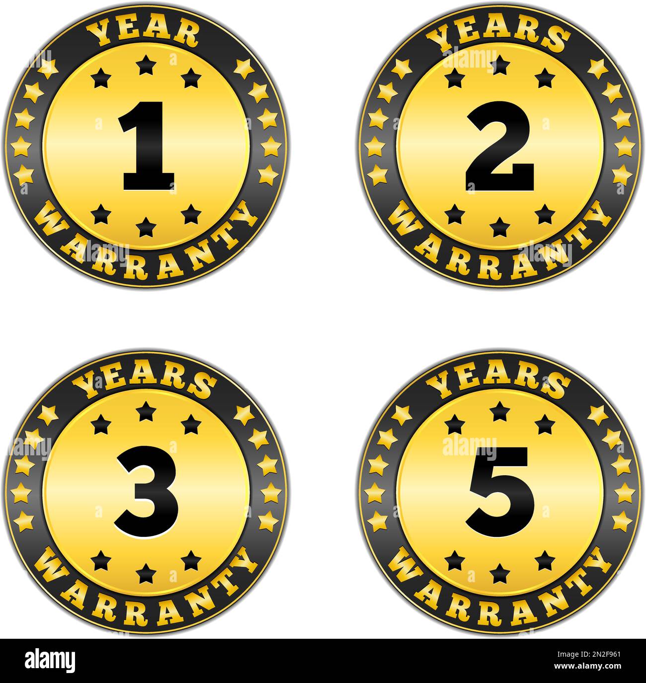 Year warranty icon Stock Vector Images - Alamy