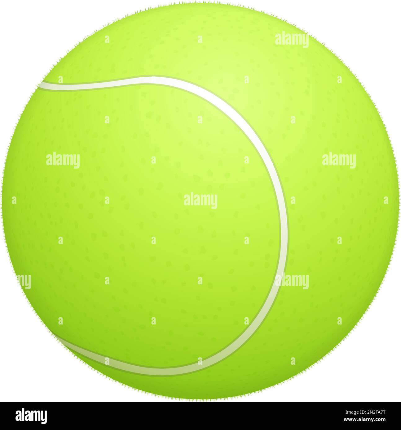 Tennis ball on white background, vector eps10 illustration Stock Vector ...
