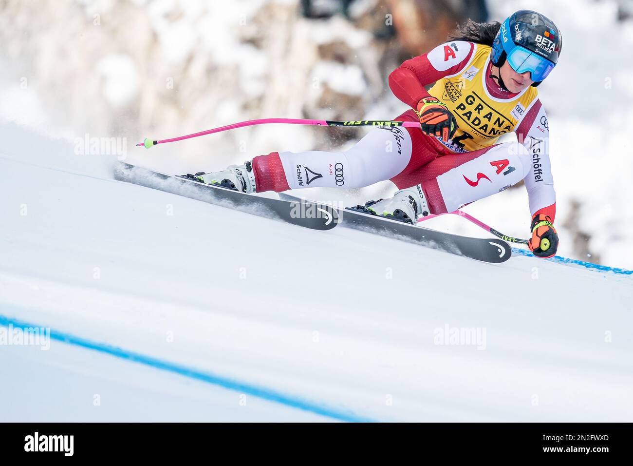 Cortina d’Ampezzo, Italy 22 January 2023. VENIER Stephanie (Aut ...