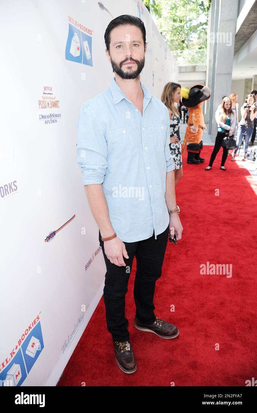 Jason Behr arrives at Milk + Bookies Story Time Celebration held at the