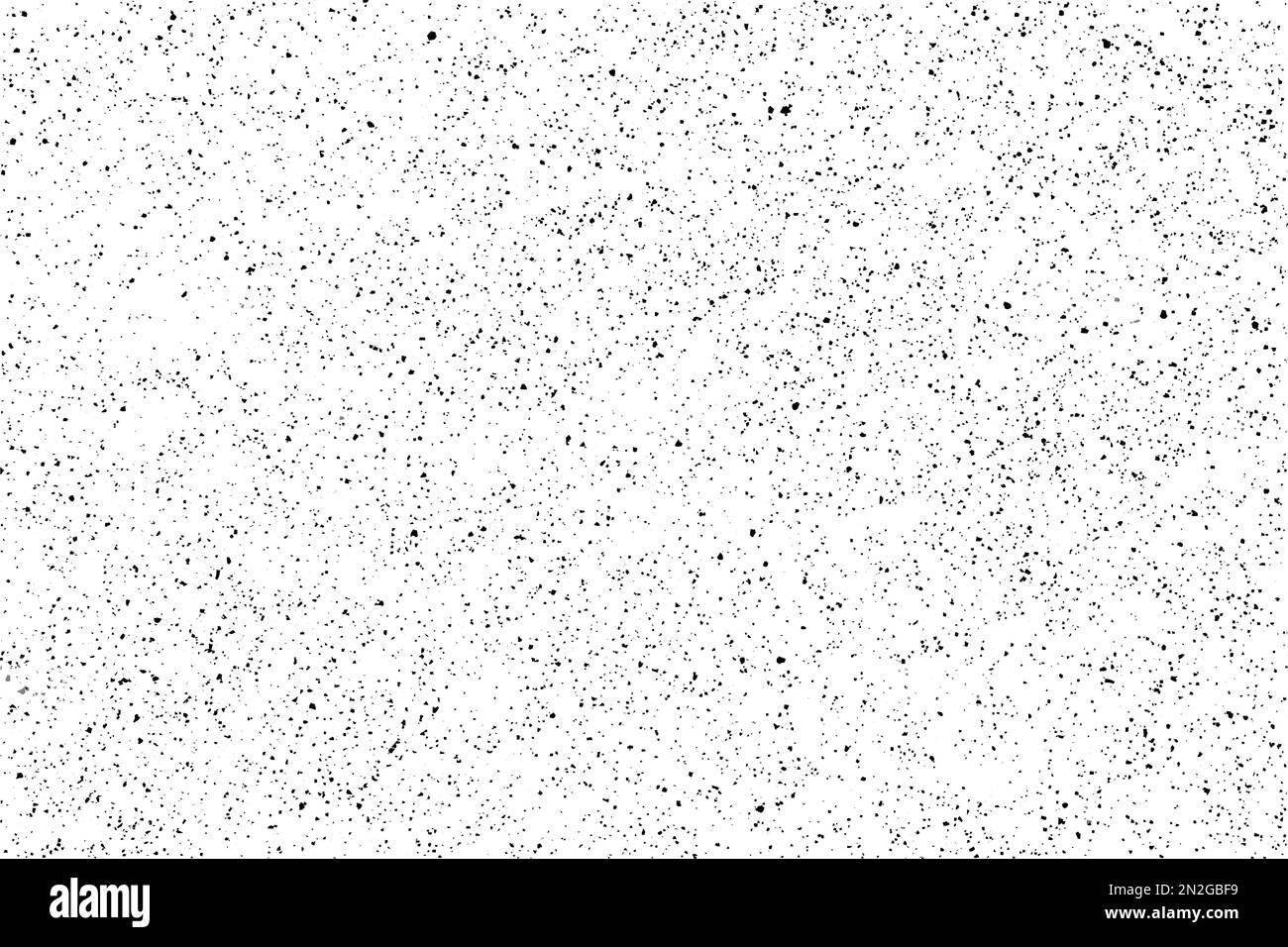 Black and white rusty grunge effect vector for the background. Grainy texture design on a white background. Dark texture and dust grunge effect for de Stock Vector