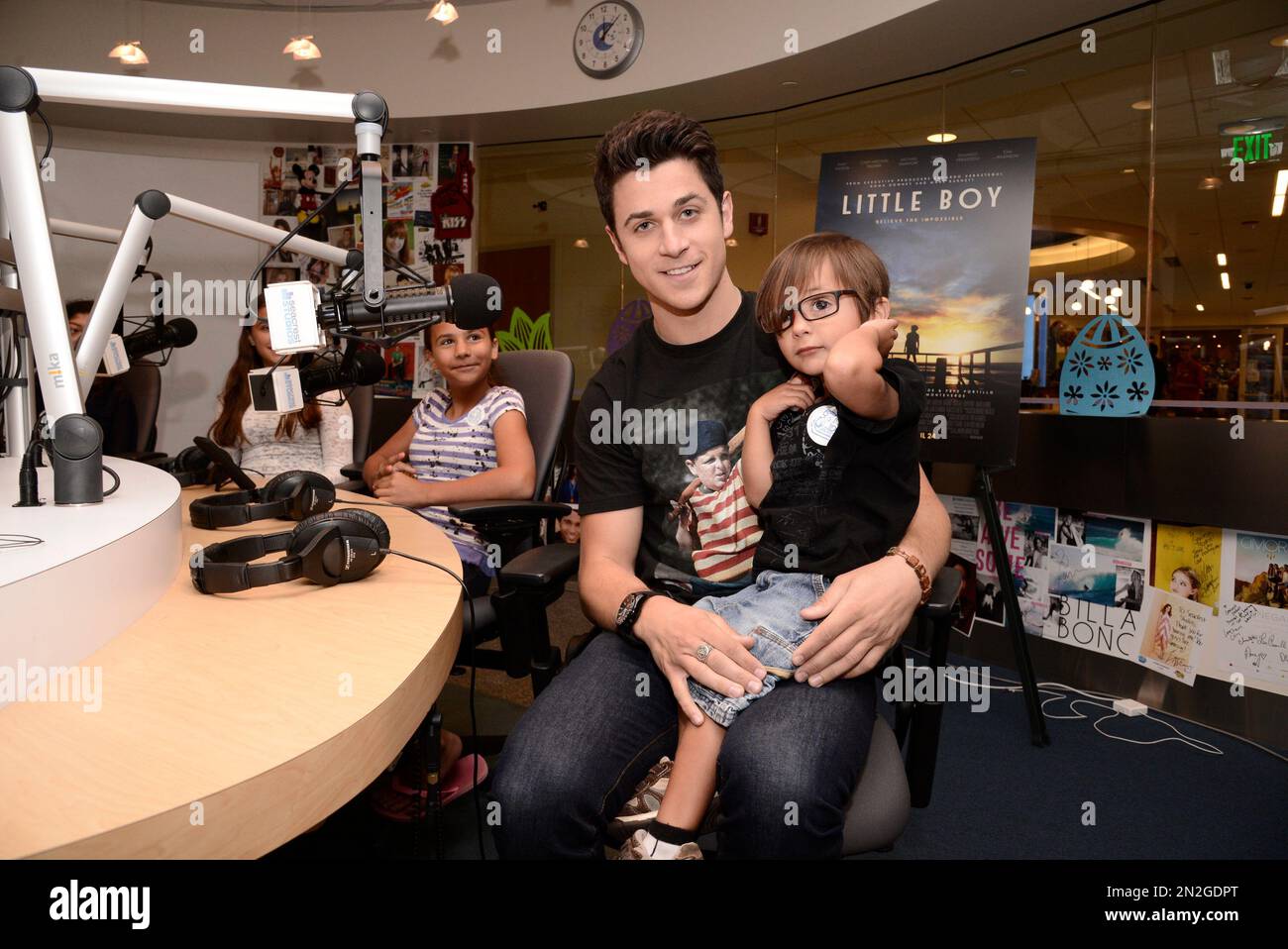 David Henrie from the inspirational movie Little Boy visits