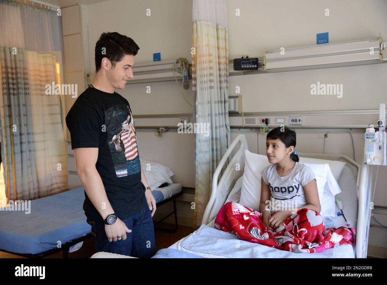 David Henrie from the inspirational movie Little Boy visits