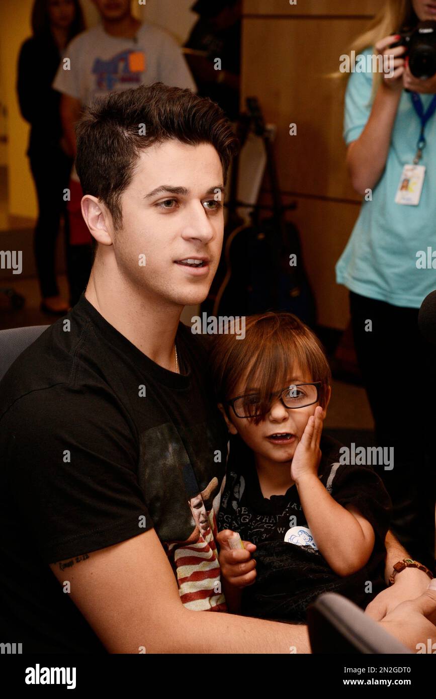 David Henrie from the inspirational movie Little Boy visits