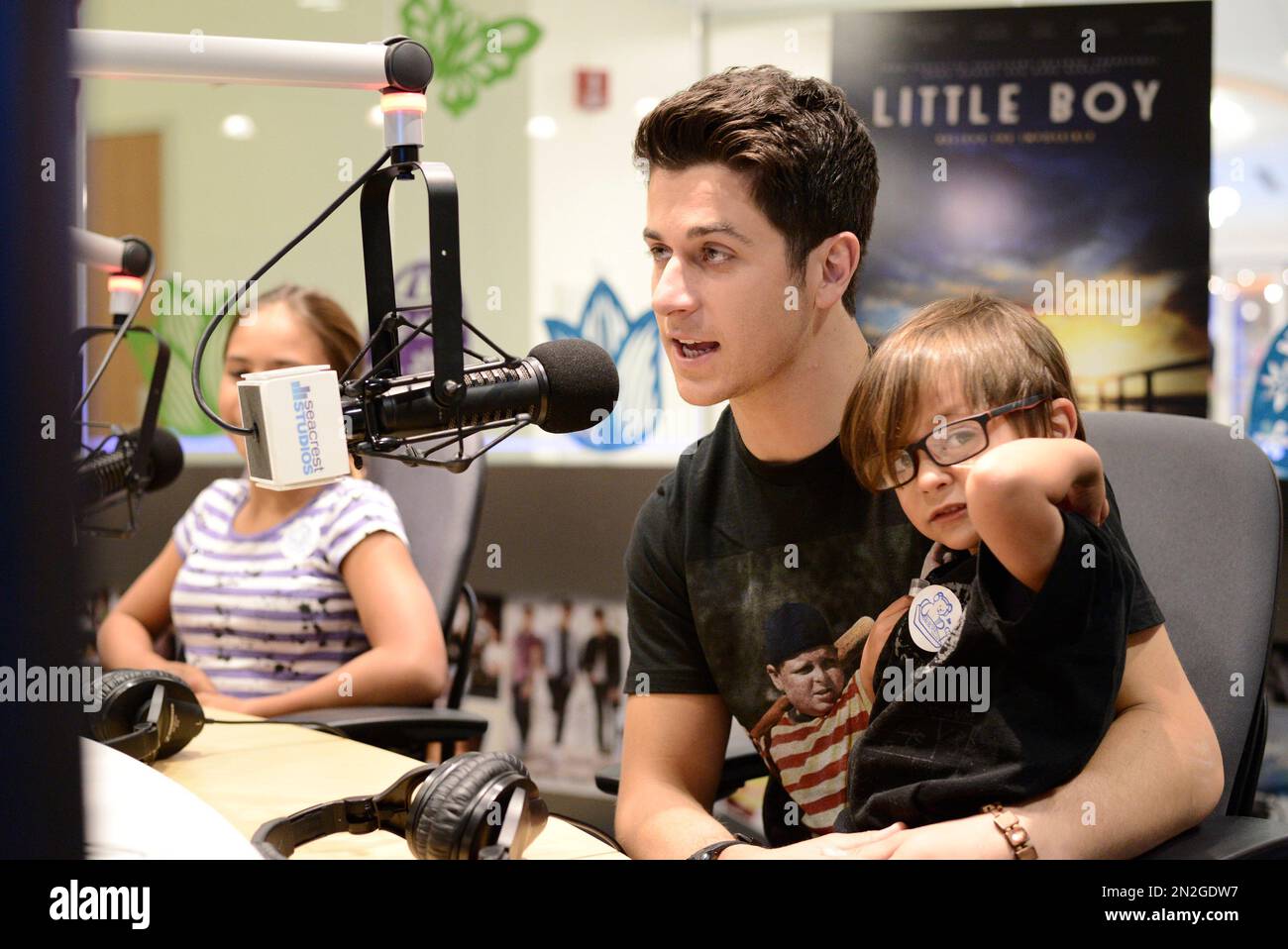 David Henrie from the inspirational movie Little Boy visits