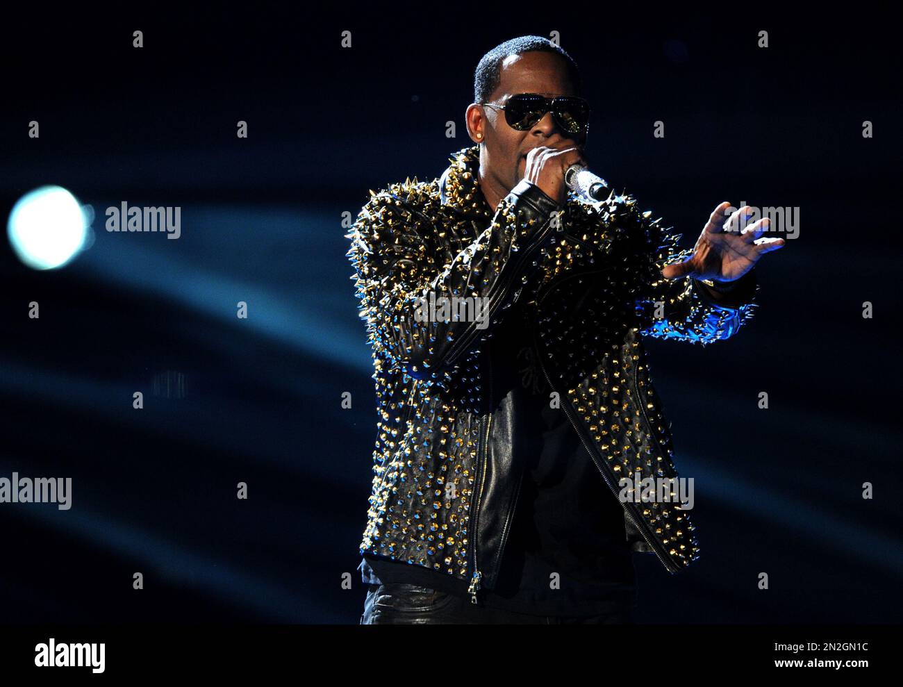 FILE - In this June 30, 2013 file photo, R. Kelly performs onstage at ...