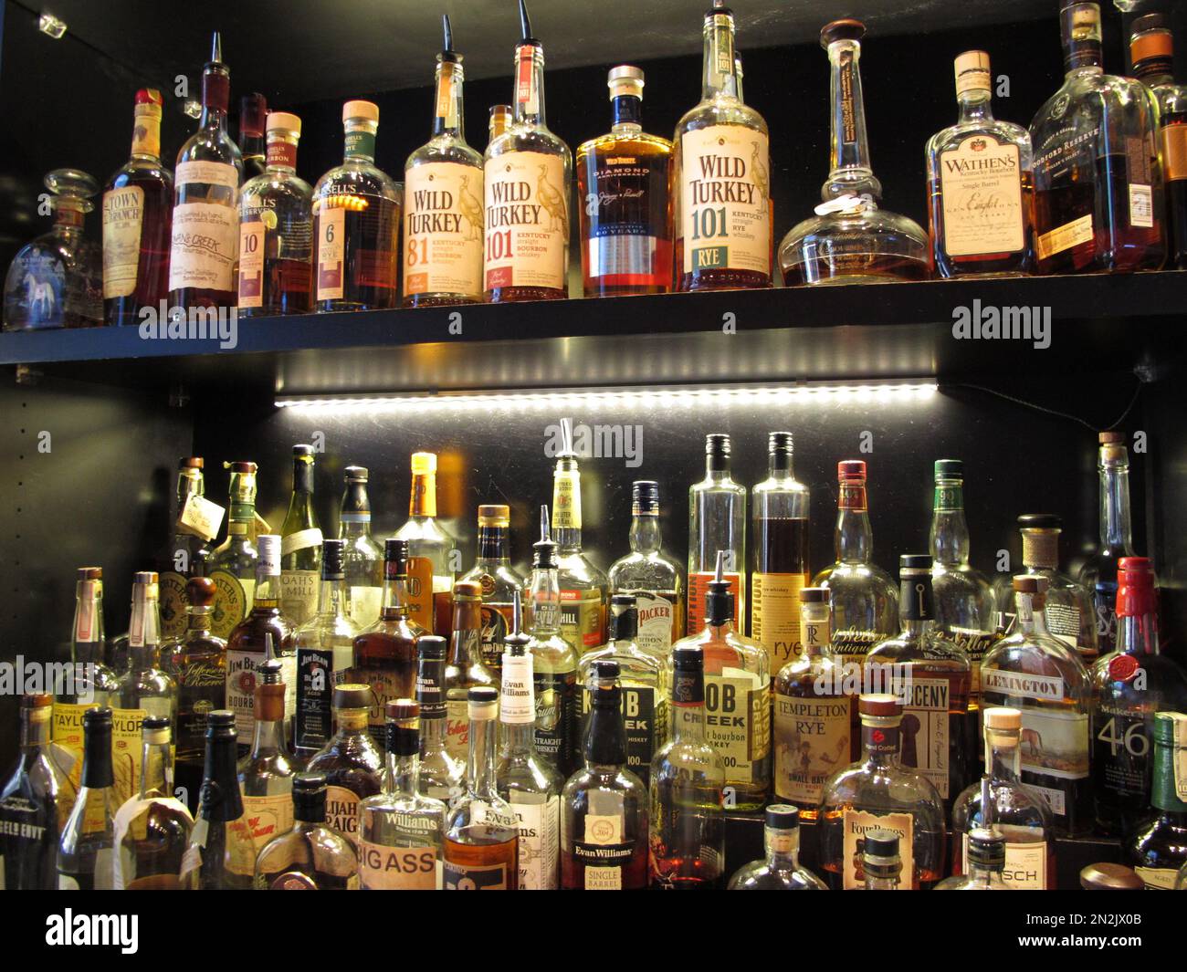 FILE This Sept. 5, 2014 file photo shows Sidebar at Whiskey Row, a